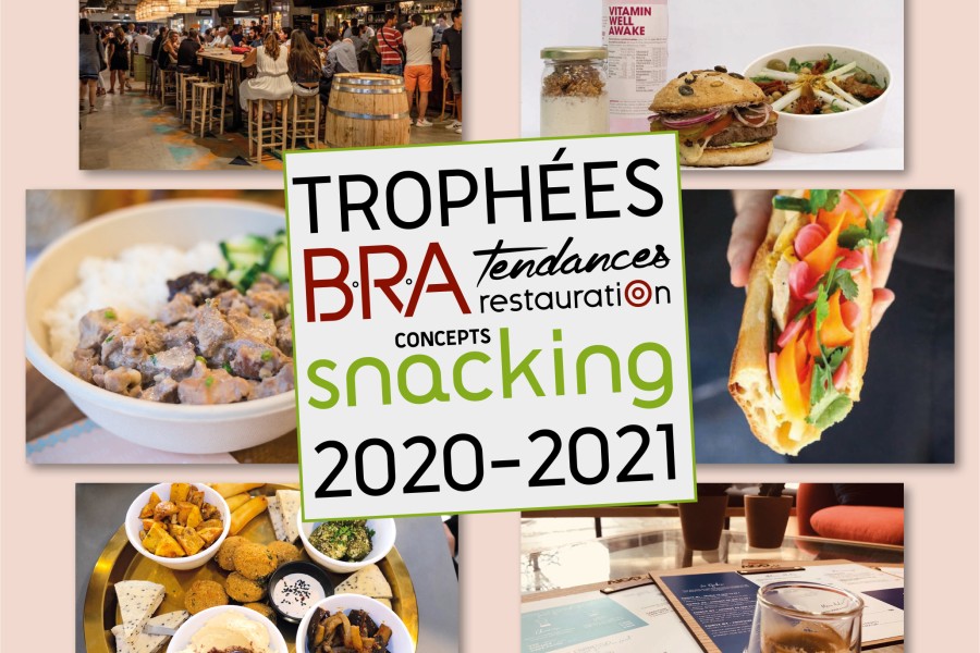 6 lauréats pour l'édition 2020-2021 des Trophées B.R.A. Concepts Snacking 