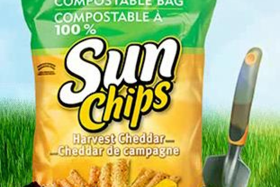 SunChips lance le 1er sac de croustilles 100 % compostable