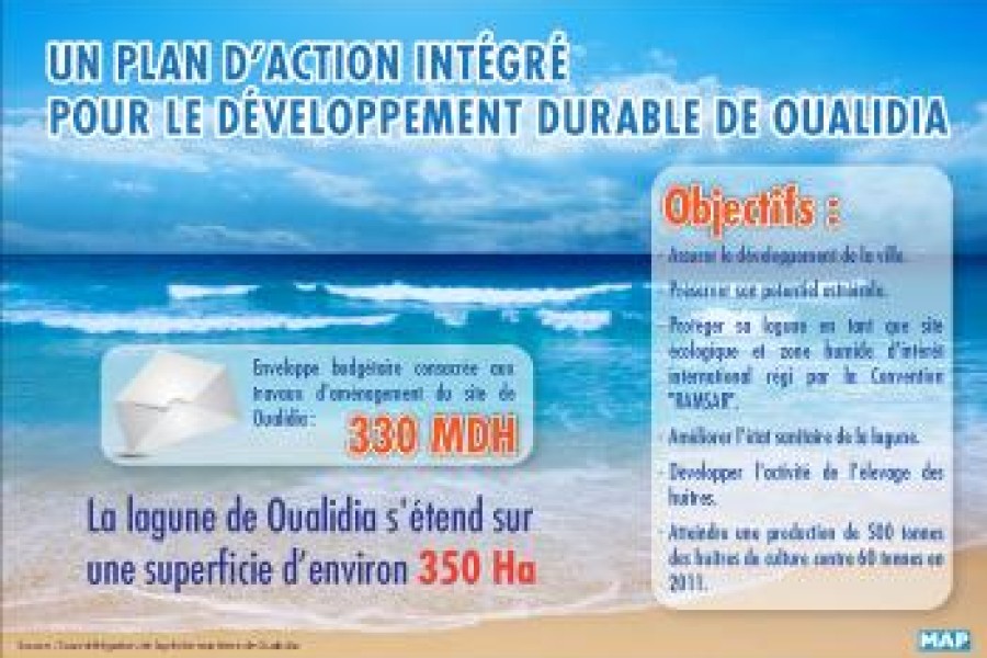 Des projets d'envergure pour la sauvegarde de la lagune de Oualidia et la promotion de l'activité ostréicole