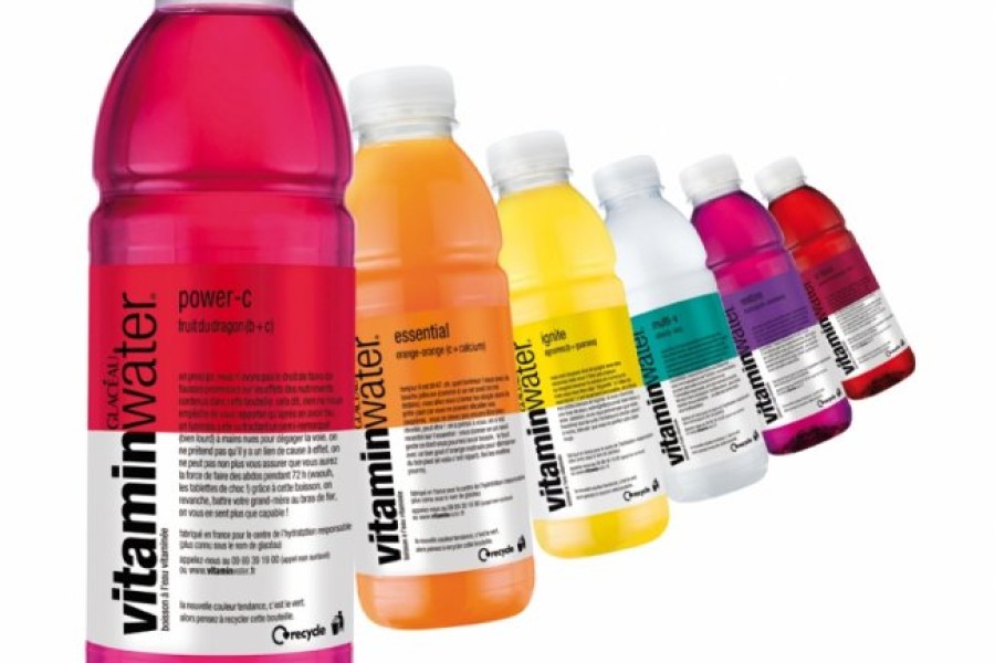 VitaminWater, 1re boissonà code-barres 2D en France