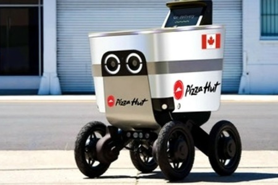 PIZZA HUT VIENT DE LANCER LES PREMIERS ROBOTS LIVREURS DE PIZZAS !