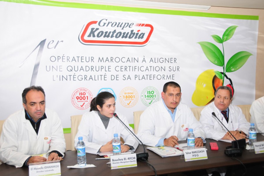 Koutoubia, quadruple certification