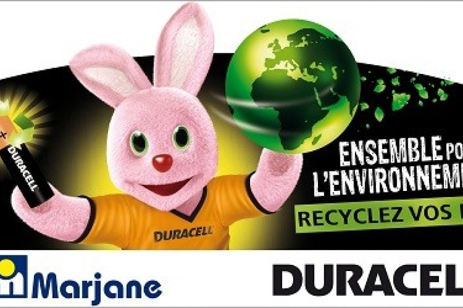 DURACELL RECYCLE VOS PILES CHEZ MARJANE