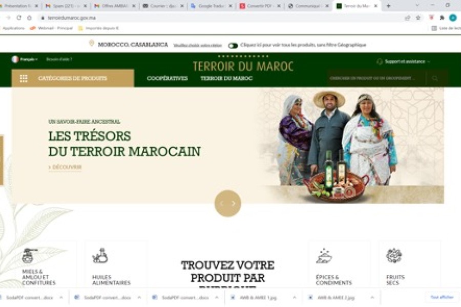 L’ADA lance la 1ère E-vitrine au Maroc pour la promotion des produits du terroir à l’échelle nationale et internationale