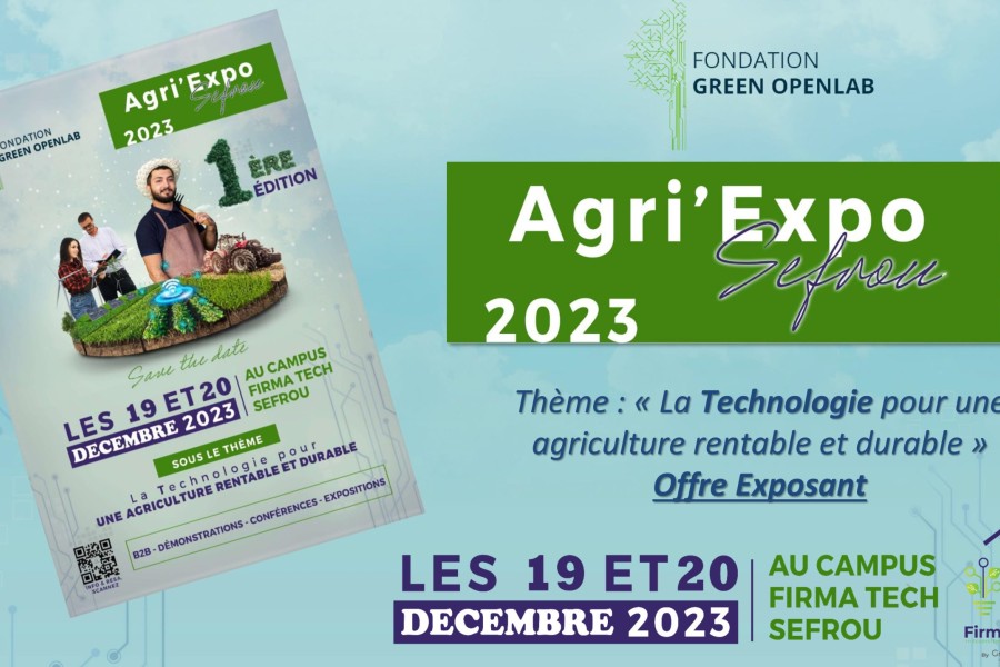 AgriExpo Sefrou 2023 : L'Innovation Technologique au Service de l'Agriculture Marocaine