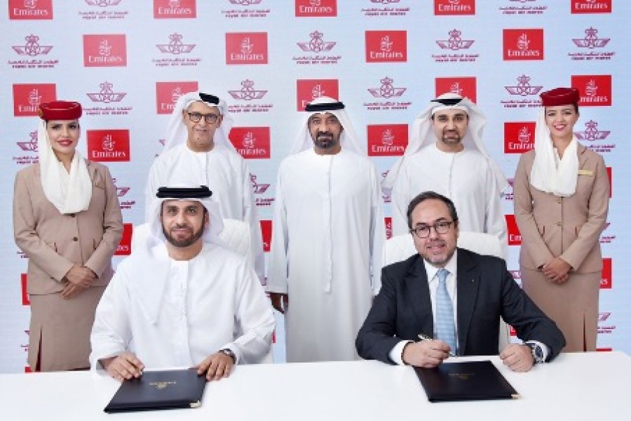 Royal Air Maroc et Emirates signent un partenariat de partage des codes pour le renforcement des vols entre Dubaï, Casablanca et d’autres destinations